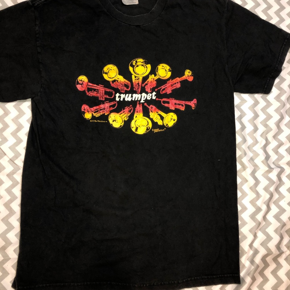 1991 Vintage Trumpet graphic shirt slight fade